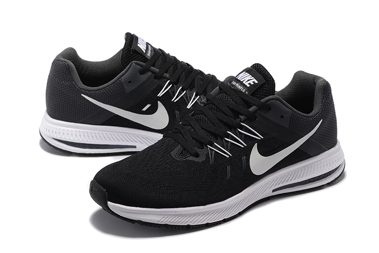 Nike Zoom Winflo 2 Black White Shoes - Click Image to Close